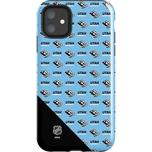 NHL Utah Mammoth Logo Pattern iPhone 11 Impact Case
