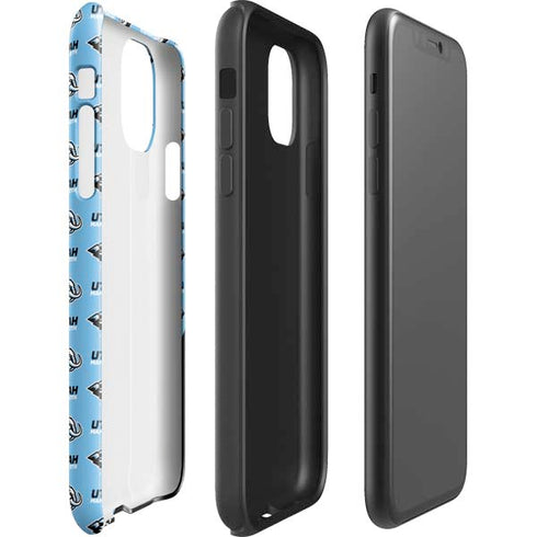 NHL Utah Mammoth Logo Pattern iPhone 11 Impact Case