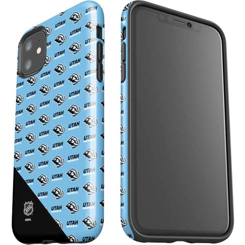 NHL Utah Mammoth Logo Pattern iPhone 11 Impact Case