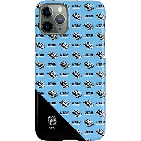 NHL Utah Mammoth Logo Pattern iPhone 11 Pro Lite Case