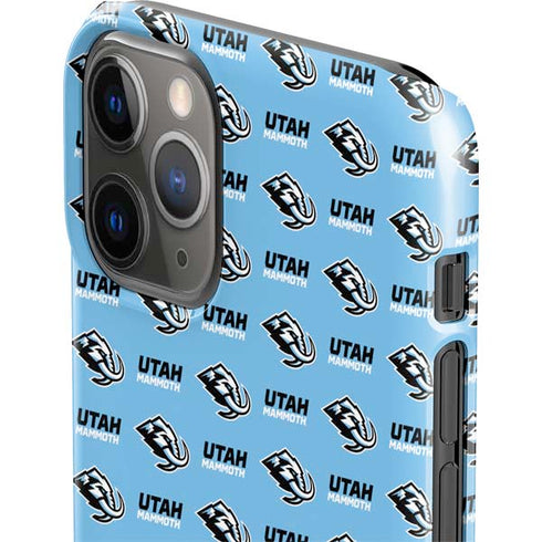 NHL Utah Mammoth Logo Pattern iPhone 11 Pro Lite Case