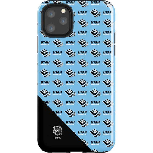 NHL Utah Mammoth Logo Pattern iPhone Cases