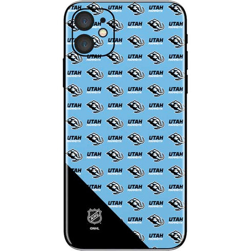 NHL Utah Mammoth Logo Pattern iPhone 11 Skin