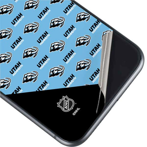 NHL Utah Mammoth Logo Pattern iPhone 11 Skin