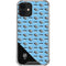 NHL Utah Mammoth Logo Pattern iPhone 12 Clear Case