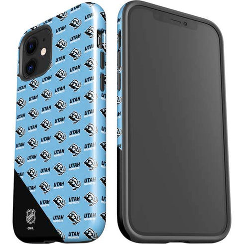 NHL Utah Mammoth Logo Pattern iPhone 12 Impact Case