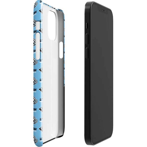 NHL Utah Mammoth Logo Pattern iPhone 12 Mini Lite Case
