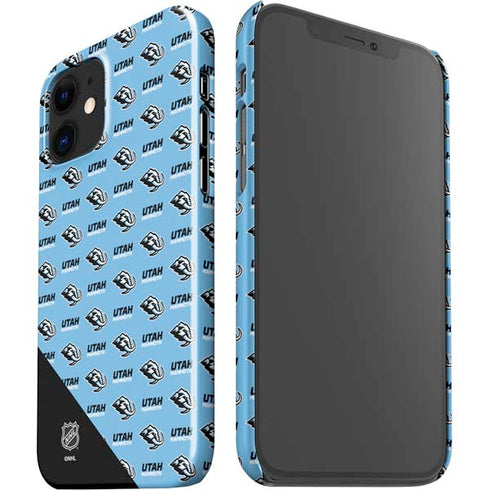 NHL Utah Mammoth Logo Pattern iPhone 12 Mini Lite Case