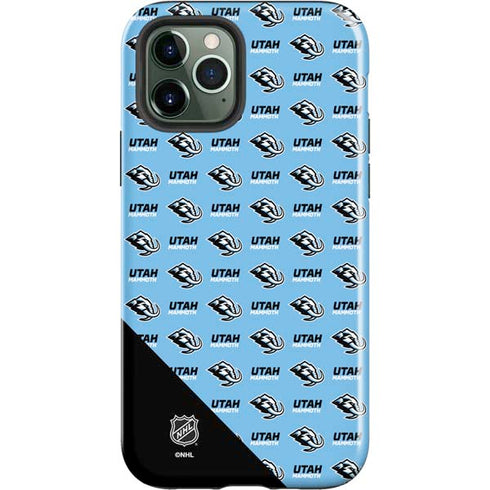 NHL Utah Mammoth Logo Pattern iPhone 12 Pro Impact Case