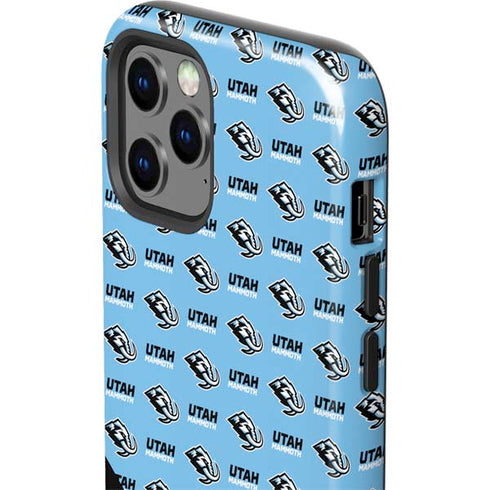 NHL Utah Mammoth Logo Pattern iPhone 12 Pro Max Impact Case