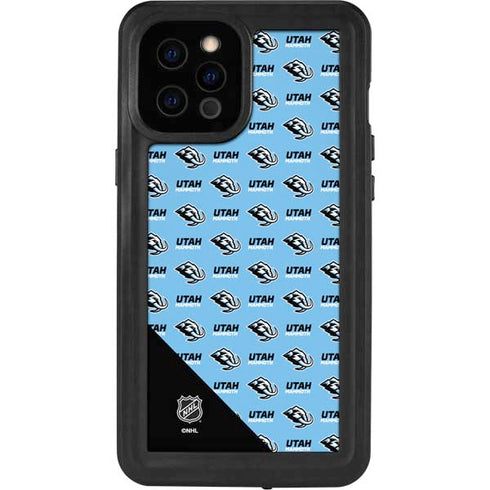NHL Utah Mammoth Logo Pattern iPhone 12 Pro Max Waterproof Case