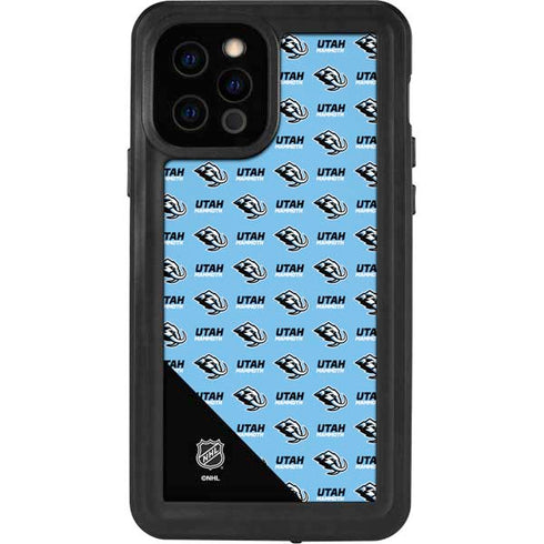 NHL Utah Mammoth Logo Pattern iPhone 12 Pro Waterproof Case