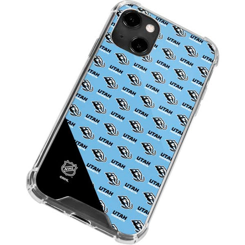 NHL Utah Mammoth Logo Pattern iPhone 13 Clear Case