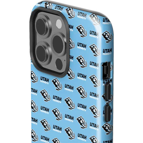 NHL Utah Mammoth Logo Pattern iPhone 13 Pro Impact Case
