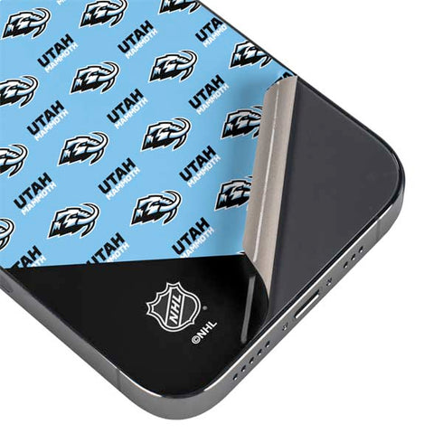 NHL Utah Mammoth Logo Pattern iPhone 14 Pro Skin