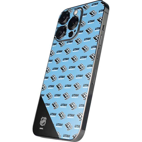 NHL Utah Mammoth Logo Pattern iPhone 15 Pro Skin