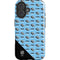 NHL Utah Mammoth Logo Pattern iPhone 16 Plus Magsafe Impact Case