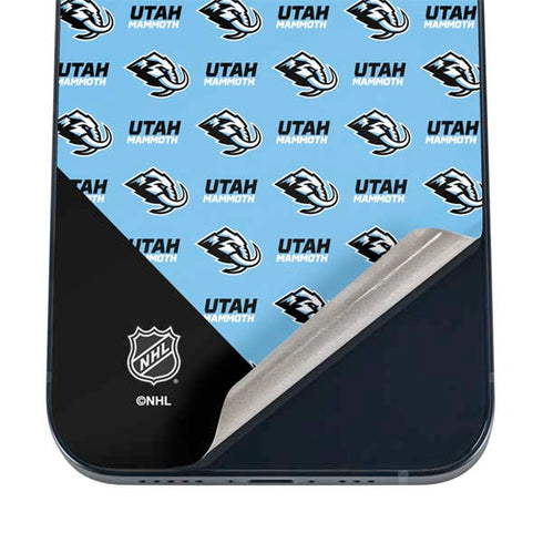NHL Utah Mammoth Logo Pattern iPhone 16 Plus Skin
