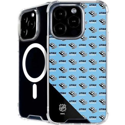 NHL Utah Mammoth Logo Pattern iPhone 16 Pro MagSafe Case