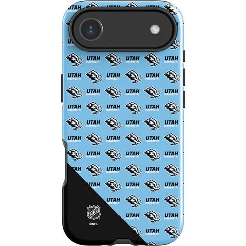 NHL Utah Mammoth Logo Pattern iPhone 17 Air Impact Case