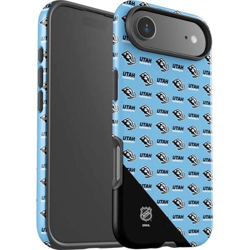 NHL Utah Mammoth Logo Pattern iPhone 17 Air Impact Case