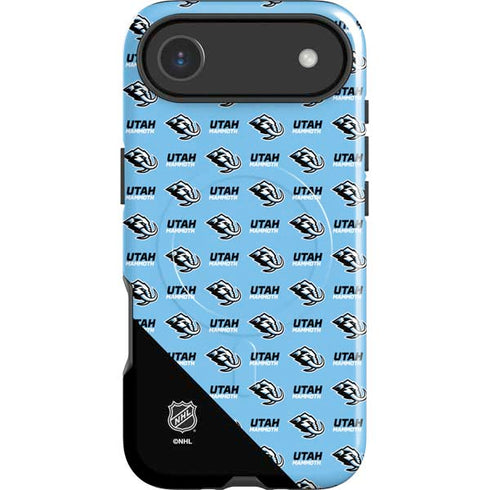 NHL Utah Mammoth Logo Pattern iPhone 17 Air Magsafe Impact Case
