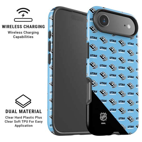 NHL Utah Mammoth Logo Pattern iPhone 17 Air Magsafe Impact Case