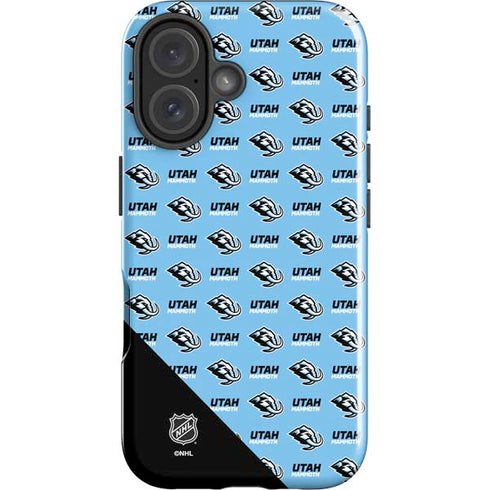 NHL Utah Mammoth Logo Pattern iPhone 17 Impact Case