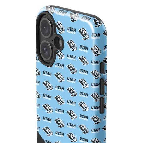 NHL Utah Mammoth Logo Pattern iPhone 17 Impact Case