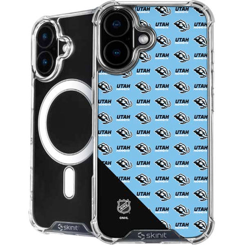 NHL Utah Mammoth Logo Pattern iPhone 17 MagSafe Case