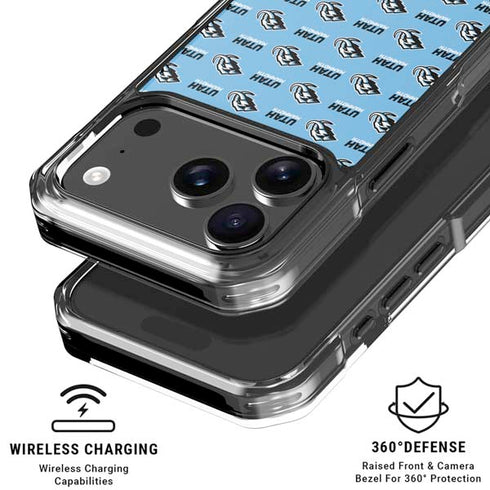 NHL Utah Mammoth Logo Pattern iPhone 17 Pro MagSafe Case