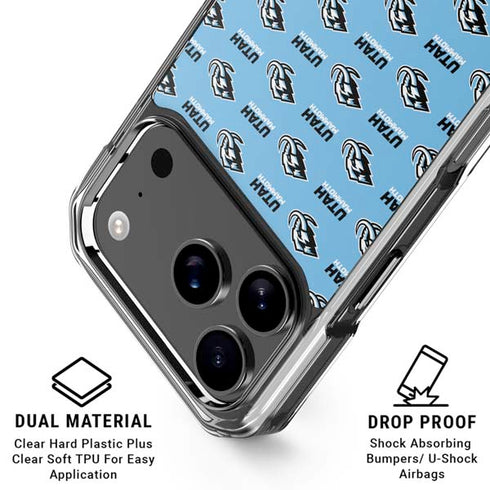 NHL Utah Mammoth Logo Pattern iPhone 17 Pro MagSafe Case