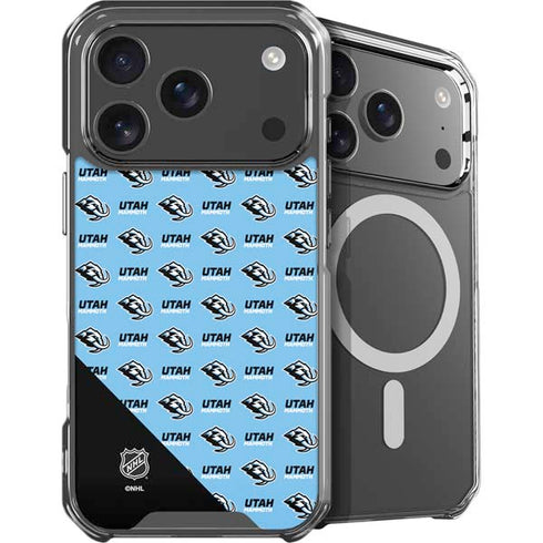 NHL Utah Mammoth Logo Pattern iPhone 17 Pro Max MagSafe Case
