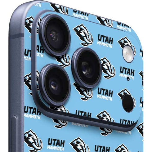 NHL Utah Mammoth Logo Pattern iPhone 17 Pro Max Skin