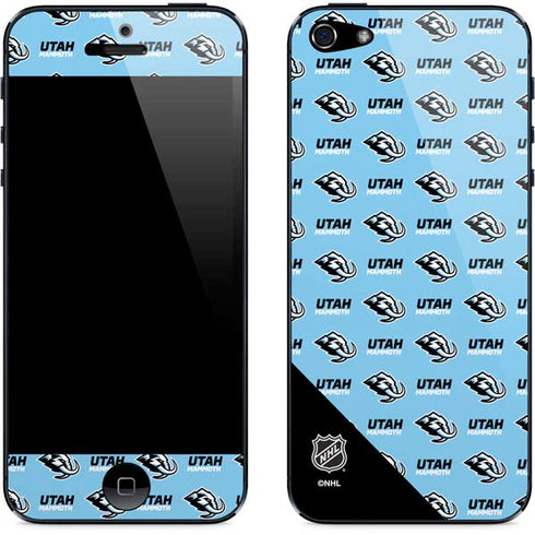 NHL Utah Mammoth Logo Pattern iPhone 5/5s/5SE Skin