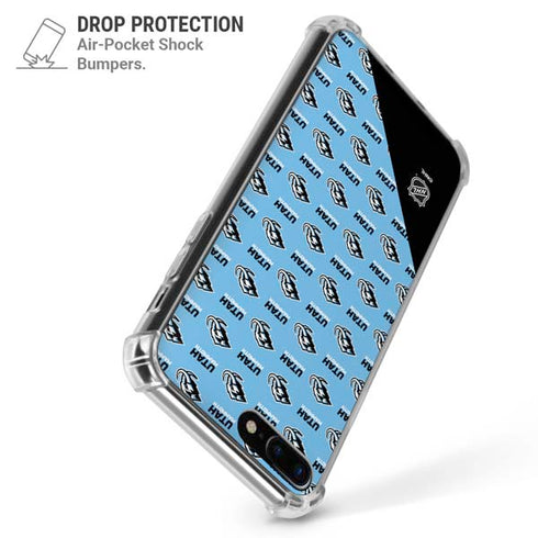 NHL Utah Mammoth Logo Pattern iPhone 7/8 Plus Clear Case