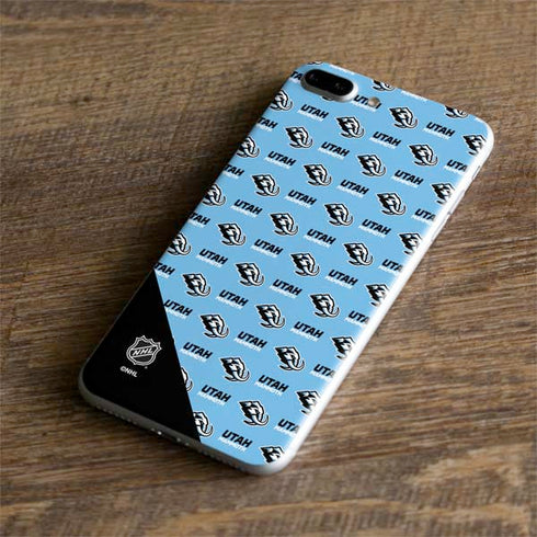 NHL Utah Mammoth Logo Pattern iPhone 8 Plus Skin