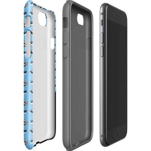 NHL Utah Mammoth Logo Pattern iPhone SE (2nd & 3rd Gen) Pro Case