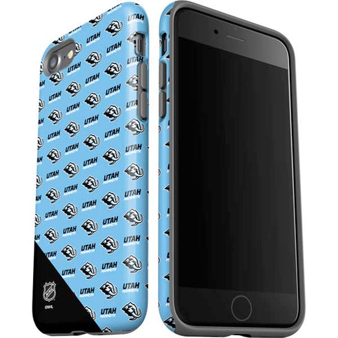 NHL Utah Mammoth Logo Pattern iPhone SE (2nd & 3rd Gen) Pro Case
