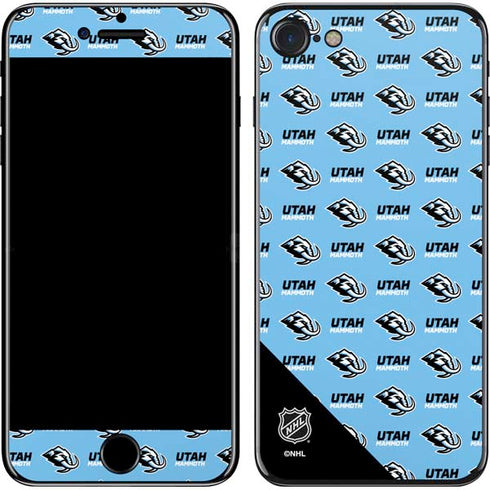 NHL Utah Mammoth Logo Pattern iPhone SE (2nd & 3rd Gen) Skin