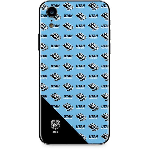 NHL Utah Mammoth Logo Pattern iPhone XR Skin