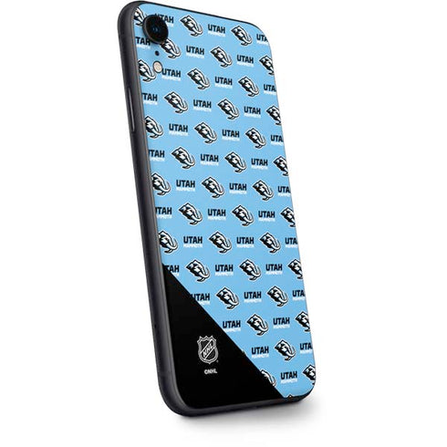 NHL Utah Mammoth Logo Pattern iPhone XR Skin