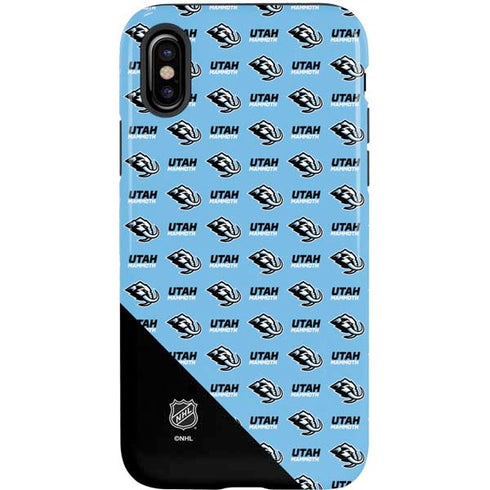 NHL Utah Mammoth Logo Pattern iPhone XS Pro Case