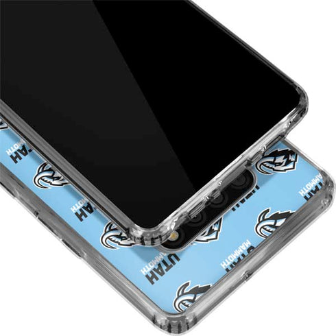 NHL Utah Mammoth Logo Pattern LG Stylo 6 Clear Case