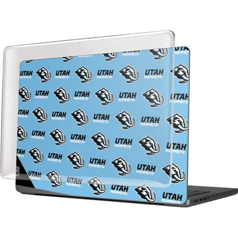 NHL Utah Mammoth Logo Pattern MacBook Pro 14in (2021-24) Case plus Skin