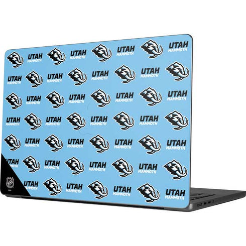 NHL Utah Mammoth Logo Pattern MacBook Pro 14in (2021-24) Skin
