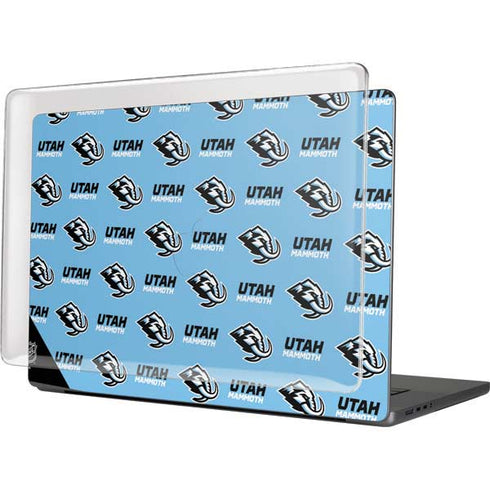 NHL Utah Mammoth Logo Pattern MacBook Cases