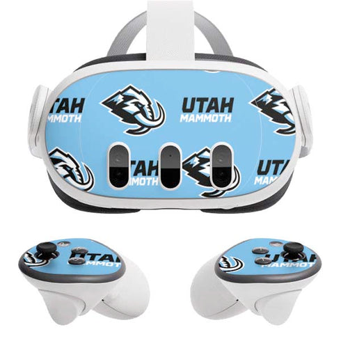 NHL Utah Mammoth Logo Pattern Meta Quest 3 Skin