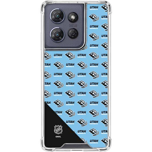 NHL Utah Mammoth Logo Pattern Moto G Play 5G (2025) Clear Case