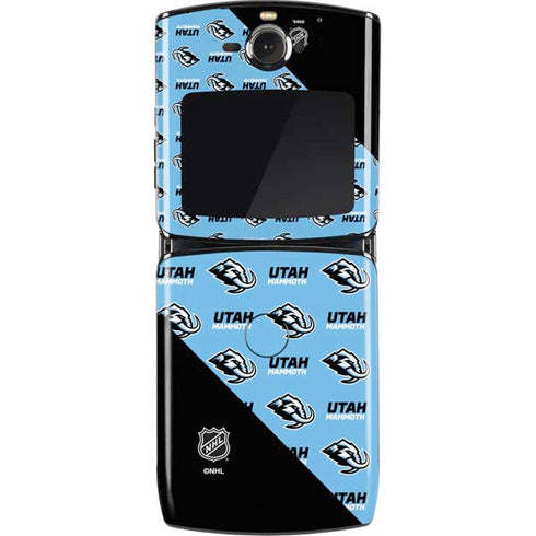 NHL Utah Mammoth Logo Pattern Motorola RAZR Skin
